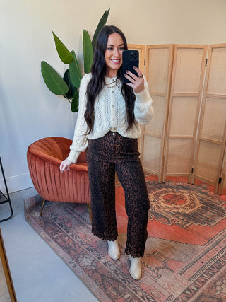 Cierra Leopard Pants