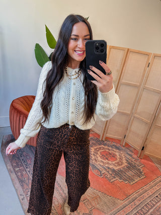 Greta Cable Knit Cardigan