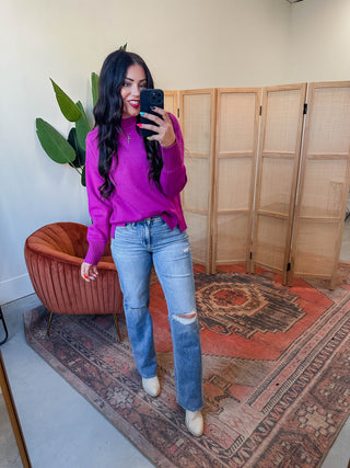 Sophia Sweater-Magenta