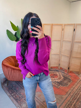 Sophia Sweater-Magenta
