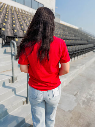 Nebraska Helmet Huskers Tee