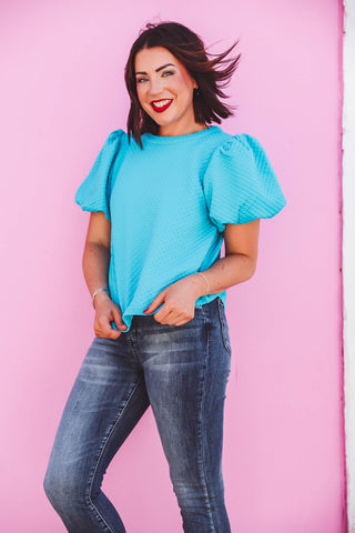 Kate Top-Turquoise