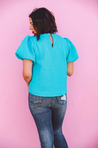 Kate Top-Turquoise