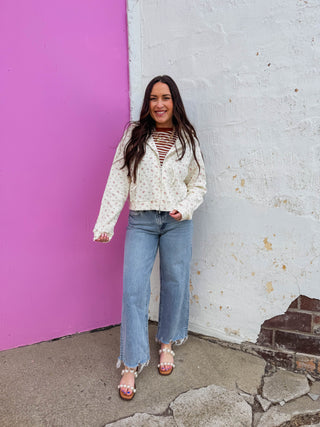 Aiden Striped Tee-Espresso/White