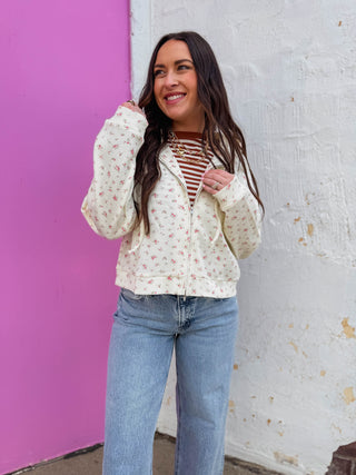 Charlotte Floral Hoodie