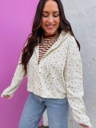 Charlotte Floral Hoodie