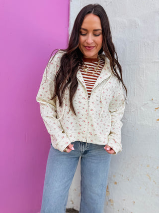 Charlotte Floral Hoodie