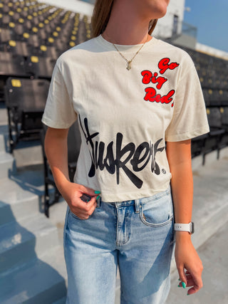 Huskers Go Big Red! Boxy Tee