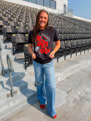 Go Big Red Field Helmet Tee