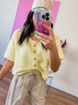 Quinn Sweater-Lemon