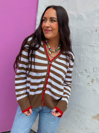 Adler Striped Cardigan