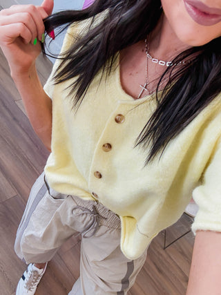 Quinn Sweater-Lemon