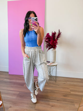 Harlow Floral Barrel Pants