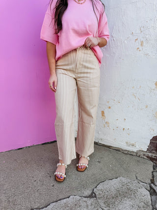 Easy Does It Pants-Tan