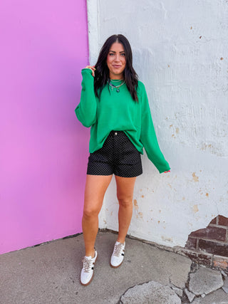 On The Dot Shorts-Black