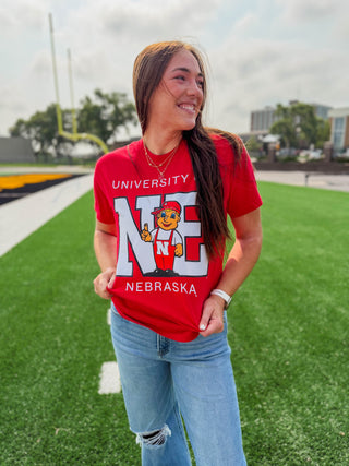 University of NE Lil Red Tee