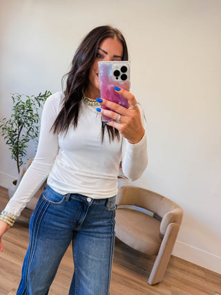 Everyday Essential Long Sleeve-White