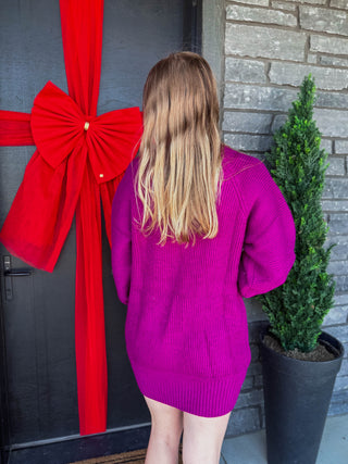 Alia Mini Sweater Dress