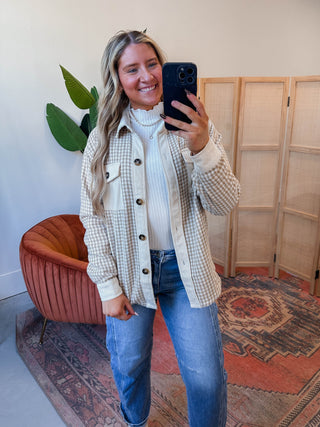 Finnick Checkered Shacket