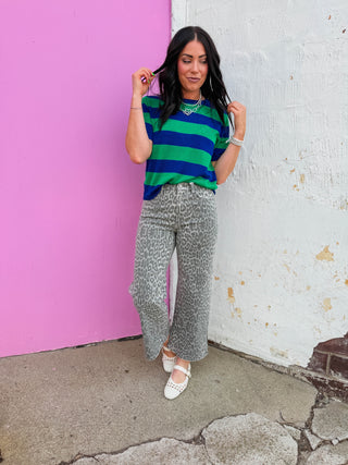 Wild Card High Rise Wide Leg Denim