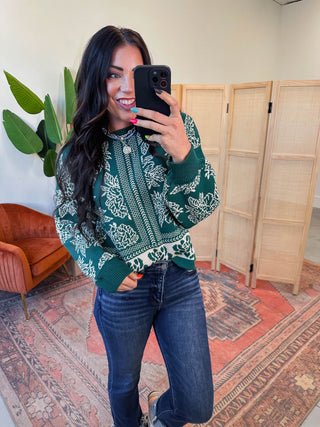 Jacque Floral Sweater