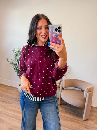 Emily Polka Dot Cardigan