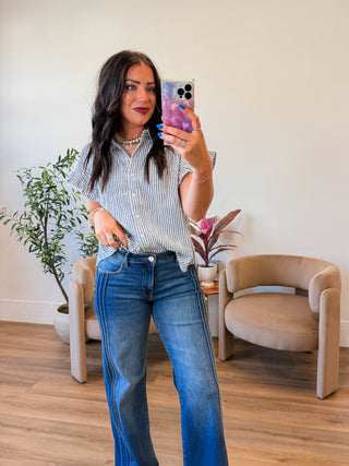 Lindy Striped Top