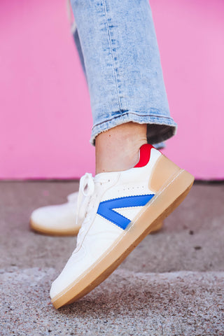 Vesta Sneaker-White/Cobalt-MIA