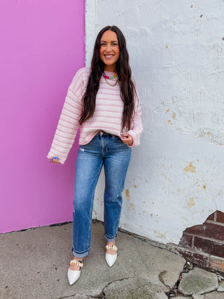 Natalie Striped Sweater