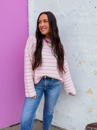 Natalie Striped Sweater