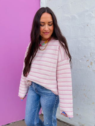 Natalie Striped Sweater