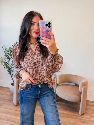 Gigi Leopard Top