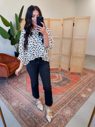 Bea Mid Rise Straight Leg Denim