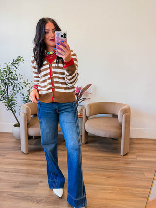 Adler Striped Cardigan