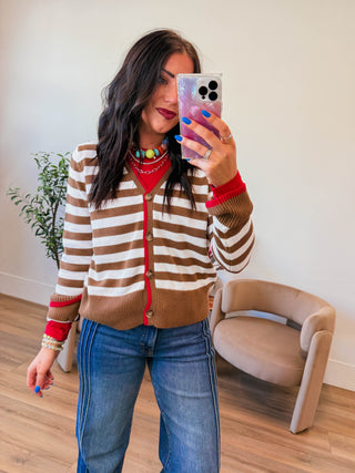 Adler Striped Cardigan