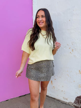 Gone Wild Denim Skort