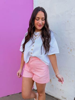 Simply Essential Knit Top-Off White