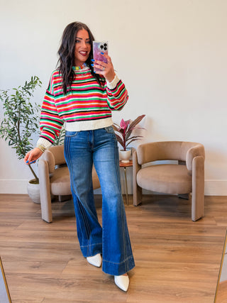 Caroline Striped Sweater