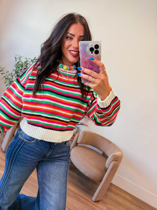 Caroline Striped Sweater