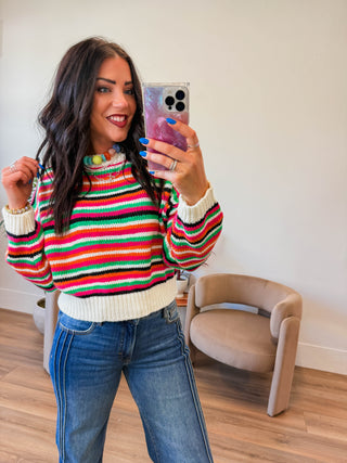 Caroline Striped Sweater