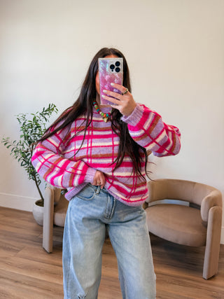 Emma Plaid Sweater