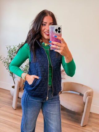 Everyday Essential Long Sleeve-Kelly Green