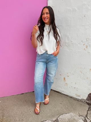 Elladee Knit Top-Off White