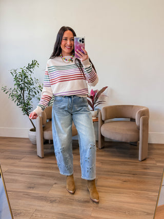 Delaney Striped Sweater