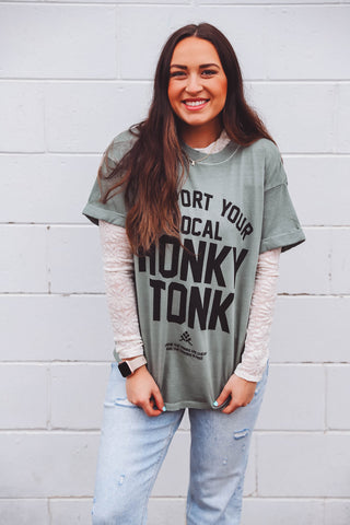 Support Your Local Honky Tonk Tee