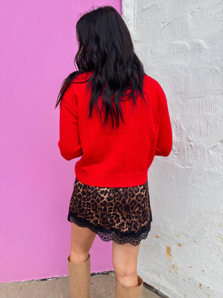 Jess Sweater-Red