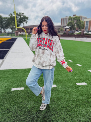 Nebraska Camo Oversized Hoodie
