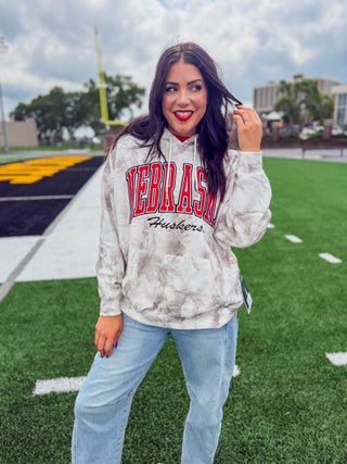 Nebraska Camo Oversized Hoodie