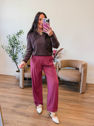 Kasey Striped Trousers