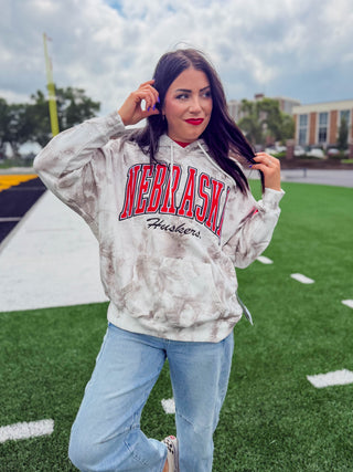 Nebraska Camo Oversized Hoodie